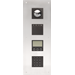 Deurstation deurcommunicatie — Niko Modulaire videobuitenpost voor inbouw met 4 modules: domecamera, audio 10-386